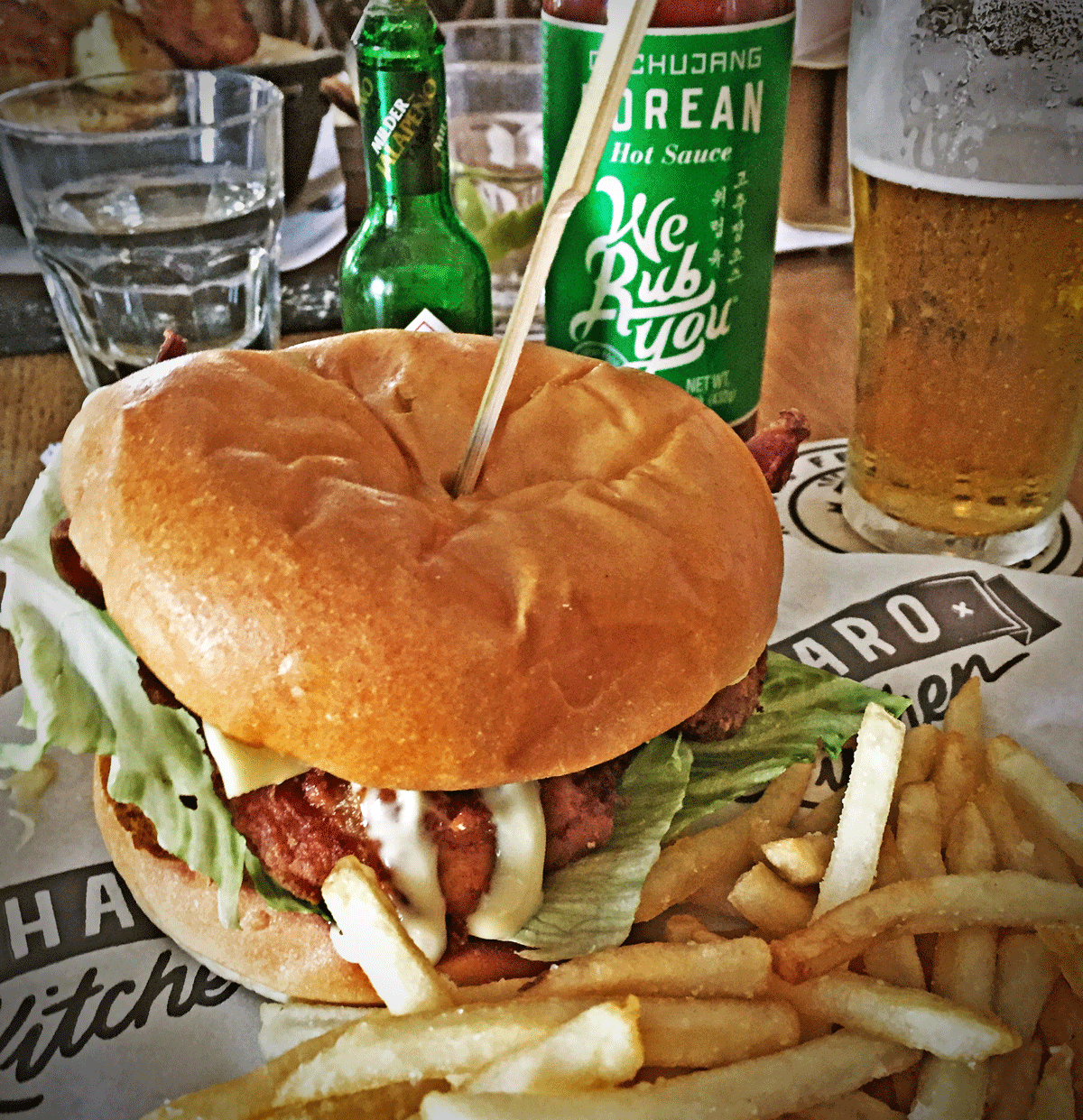 Charing Cross Hotel & Pub Fried Chicken Burger Sandwich Review Fourth Chicken Burger Review Food Critic HolyCluck Holy Cluck Sandwich Chook Eran Thomson