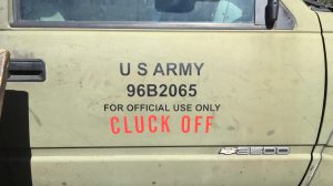 This was funny until it matched the attitude emanating from inside.