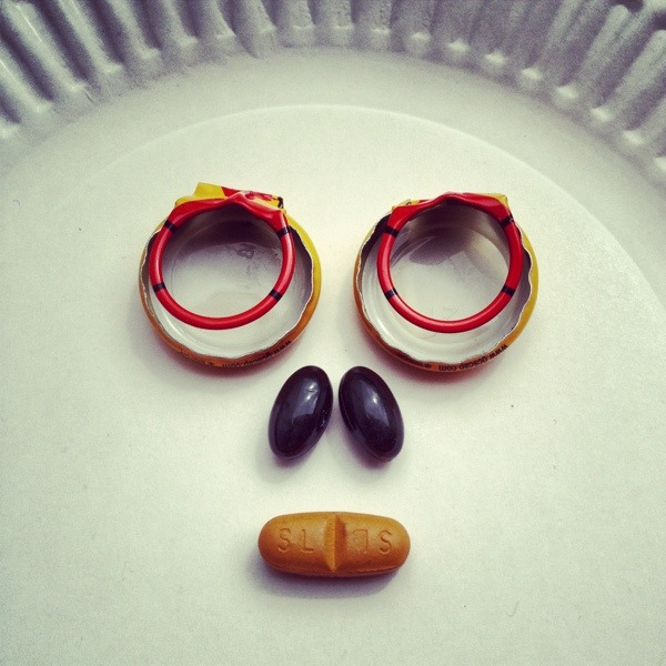 Pill Face- Pills with Personality™ by Eran Thomson / Find them all at http://PillFace.com