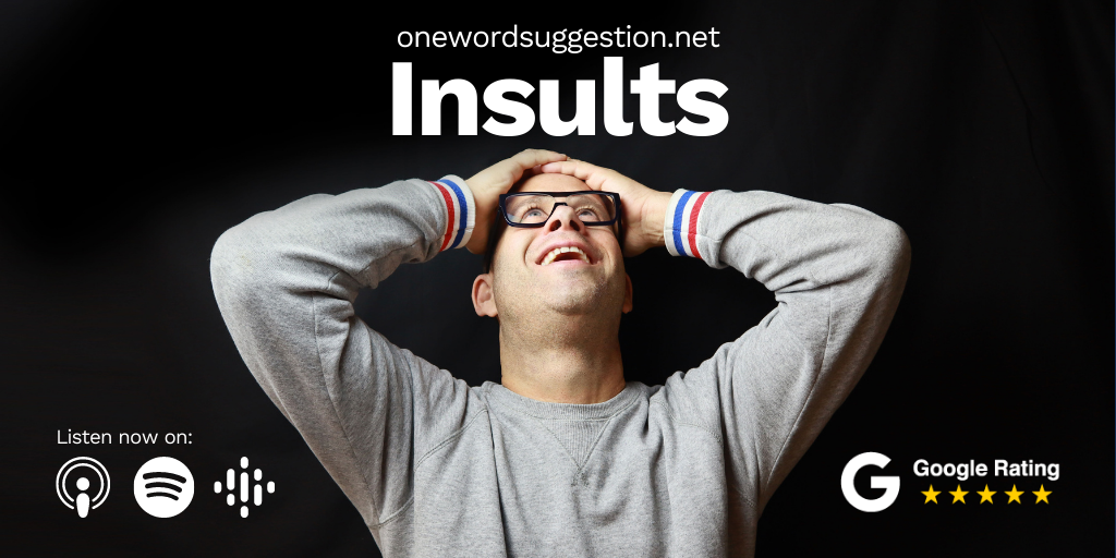 One Word Suggestion Insults