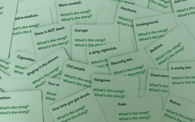 Eran Thomson, Song Saga, 30 Cards, 30 Days, 30 cards in 30 days, music game, story game, card game, best party games, 30 stories in 30 days